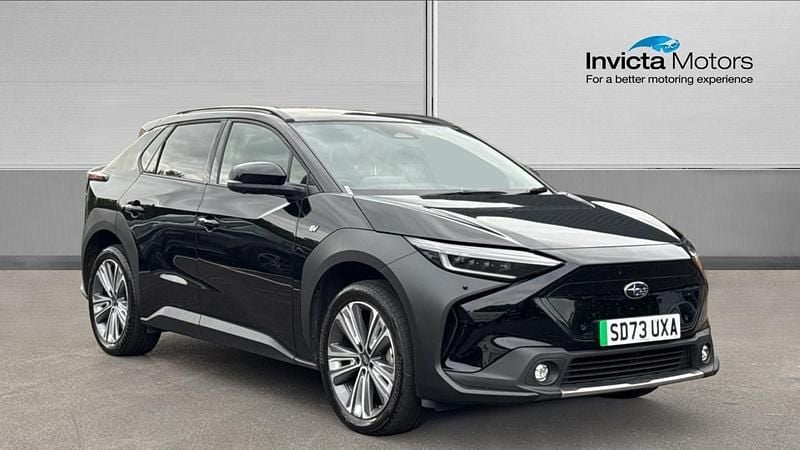 Midnight black Used 2023 Subaru Solterra SUV | £21,000 (Super price) - Image 1/4