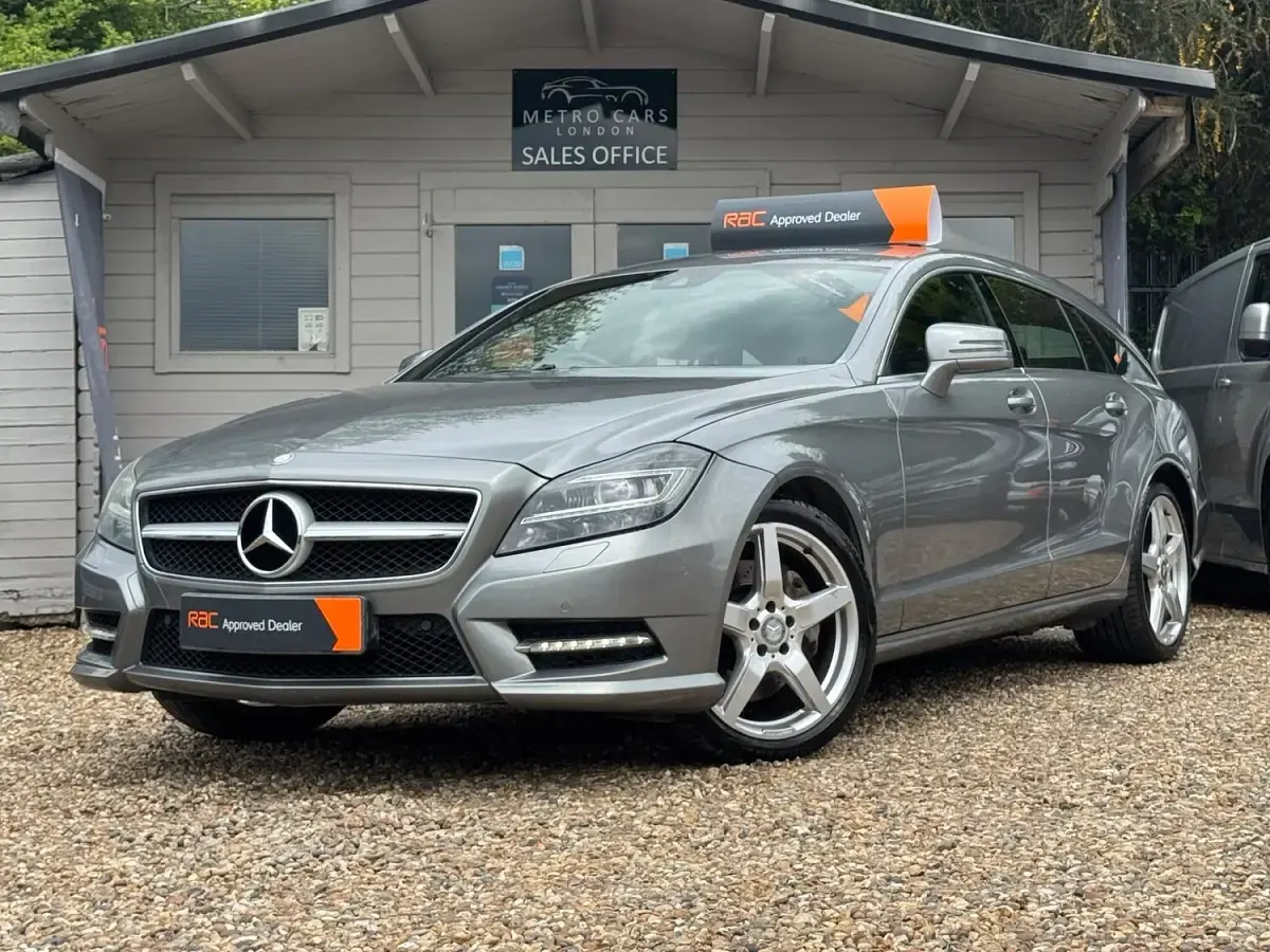 Used Mercedes CLS350 Shooting Brake AMG 2013 Silver Estate