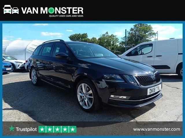 Black Used 2018 Skoda Octavia SE L Estate | £7,999 (Good price) - Image 1/4