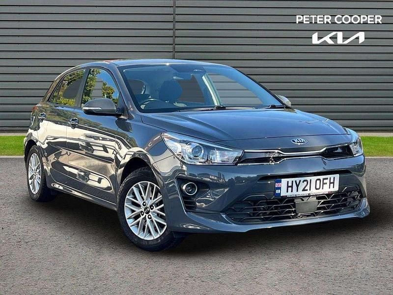 Grey Used 2021 Kia Rio 2 Hatchback | £10,991 (Fair price) - Image 1/4