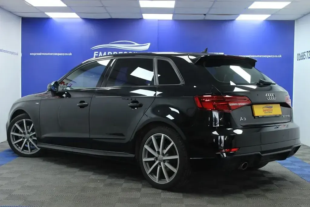 Used Audi A3 Sportback Black Edition 116 HP (85 kW) 2018 Black Hatchback