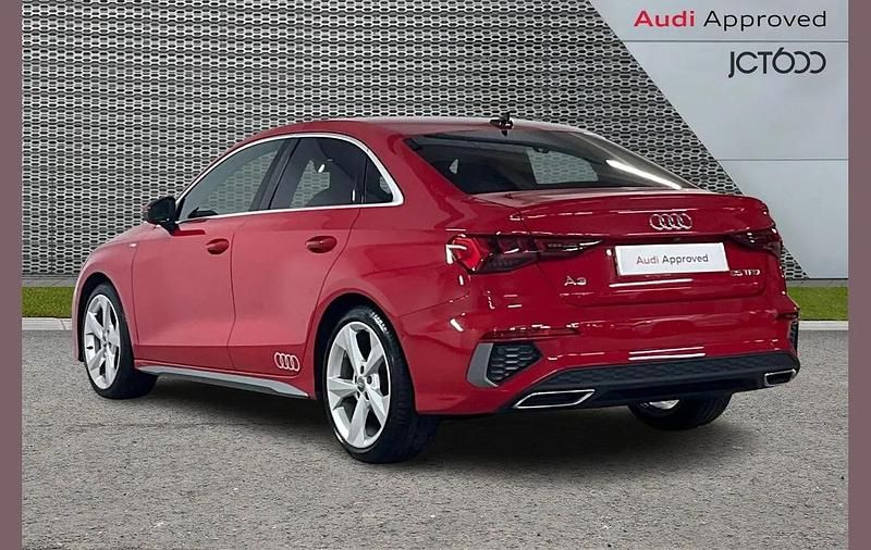 Used Audi A3 S-Line 147 HP (108 kW) 2020 Red Sedan