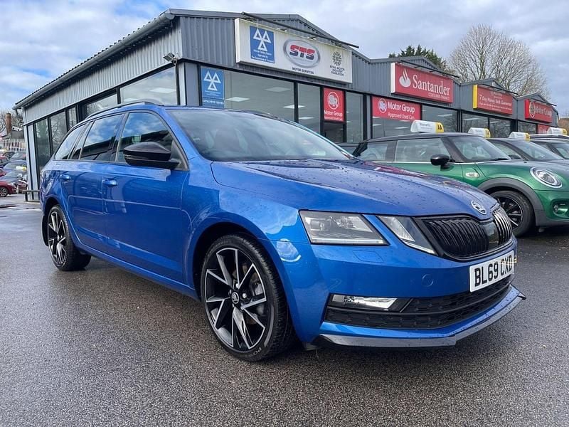 Used Skoda Octavia SportLine 150 HP (110 kW) 2019 Blue Estate