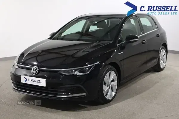 Used VW Golf VII Style 150 HP (110 kW) 2021 Black Hatchback