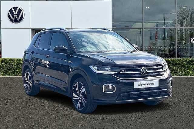 Black Used 2022 VW T-Cross R-line SUV | £19,495 (Fair price) - Image 1/2