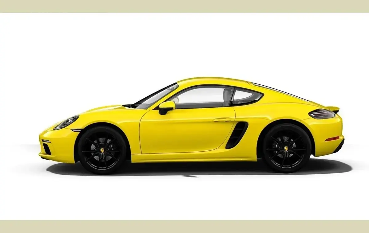 Used Porsche Cayman 296 HP (217 kW) 2020 Yellow Coupe