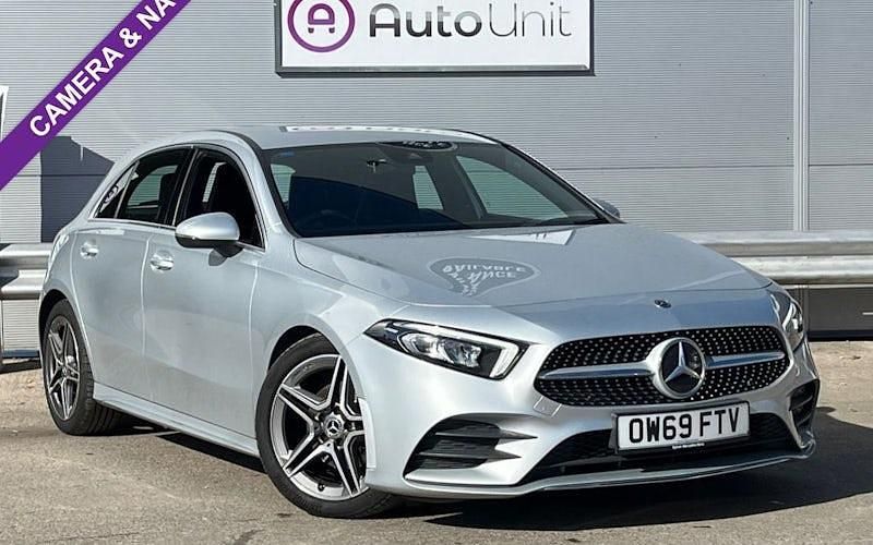 Silver Used 2020 Mercedes A200 AMG line Hatchback | £17,490 (Fair price) - Image 1/4