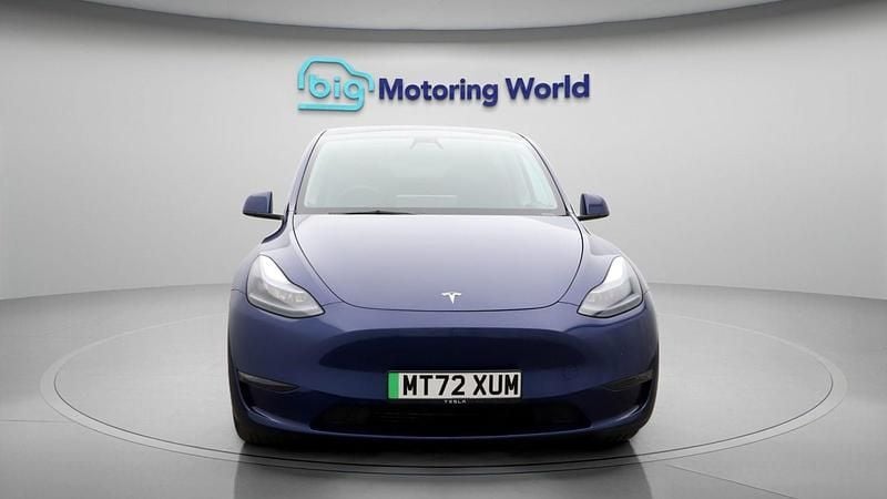 Used Tesla Model Y Long Range AWD 378 kW (514 HP) 2022 Blue SUV