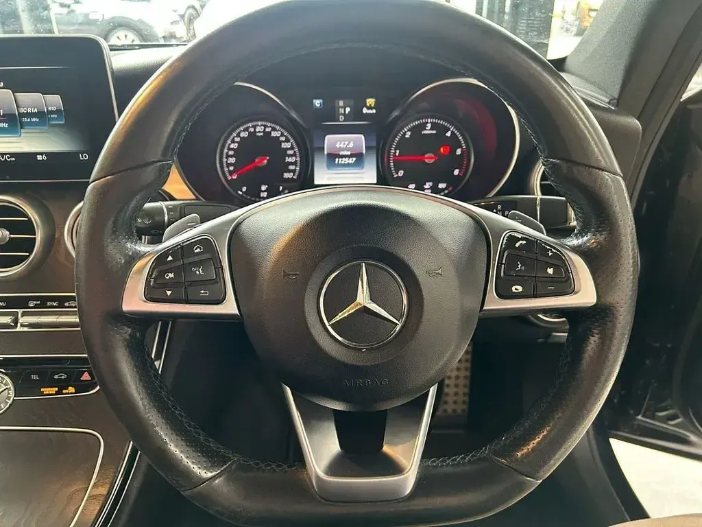 Used Mercedes C250 AMG line 204 HP (150 kW) 2016 Black Coupe