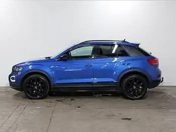 Used VW T-Roc Black Edition 150 HP (110 kW) 2021 Blue SUV