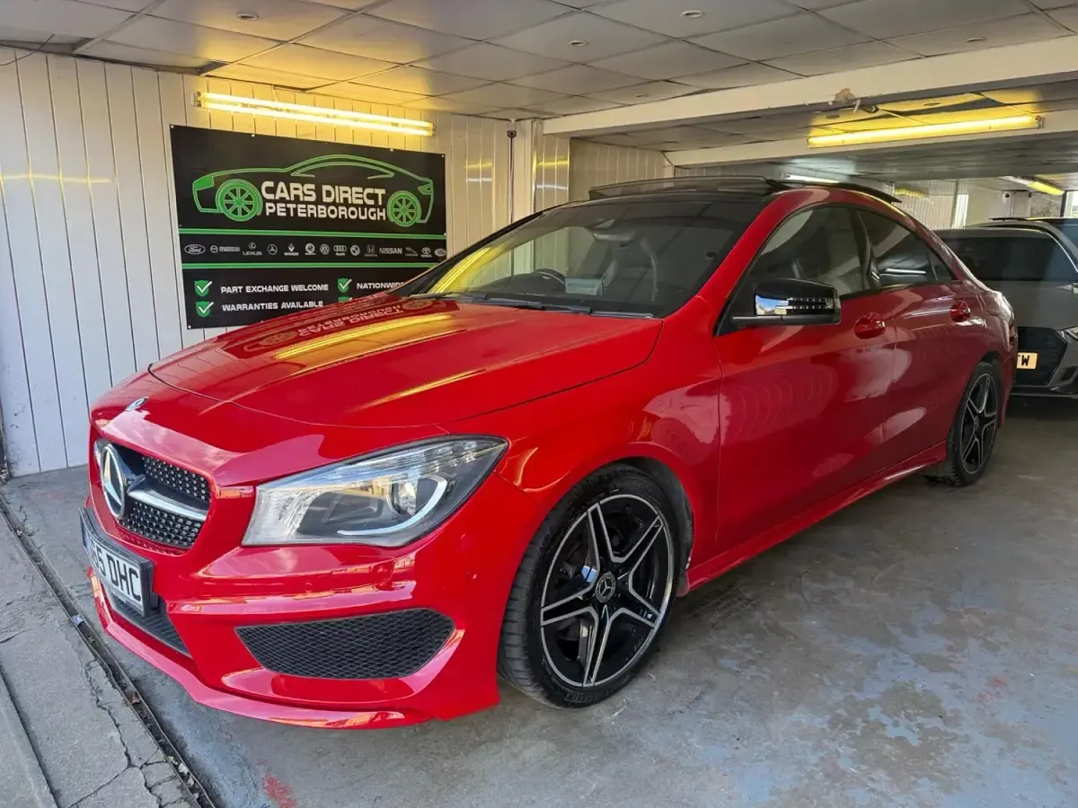 Used Mercedes CLA220 AMG 177 HP (130 kW) 2015 Red Sedan