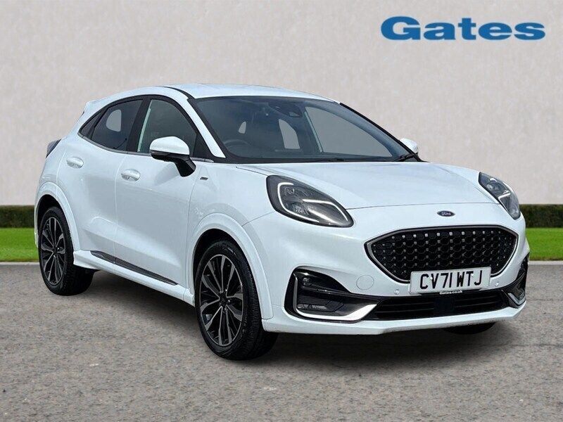 White Used 2022 Ford Puma ST-Line Hatchback | £18,699 (A bit pricey) - Image 1/4