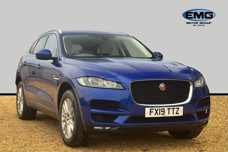 Blue Used 2019 Jaguar F-Pace Portfolio SUV | £17,395 (Fair price) - Image 1/3