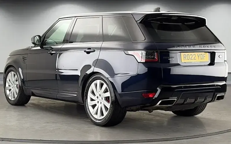 Used Land Rover Range Rover Sport Dynamic 404 HP (297 kW) 2021 Portofino blue SUV