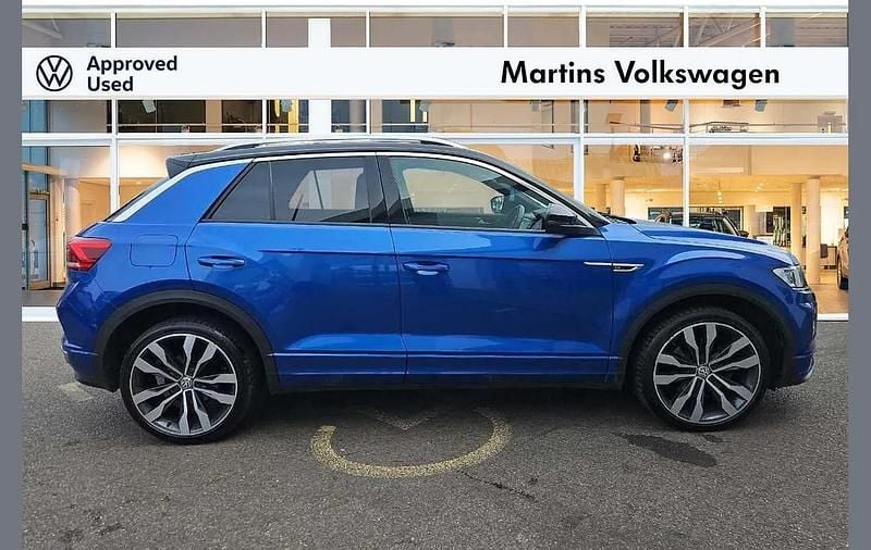 Used VW T-Roc R-line 150 HP (110 kW) 2019 Blue SUV