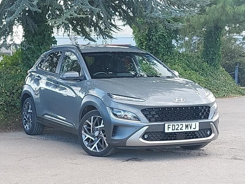 Grey Used 2022 Hyundai Kona Premium SUV | £16,298 (Fair price) - Image 1/4