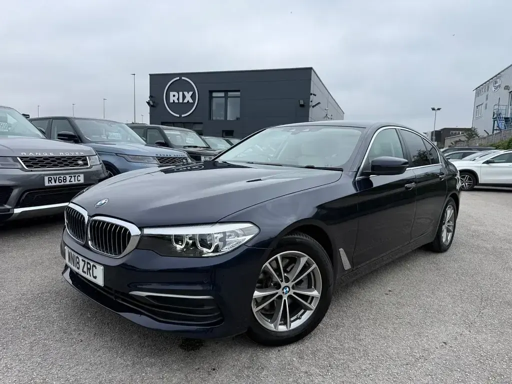 Used BMW 520 190 HP (139 kW) 2018 Blue Sedan