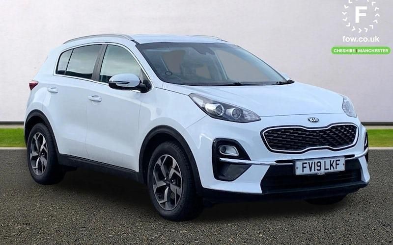 Used Kia Sportage Play 136 HP (100 kW) 2019 White SUV