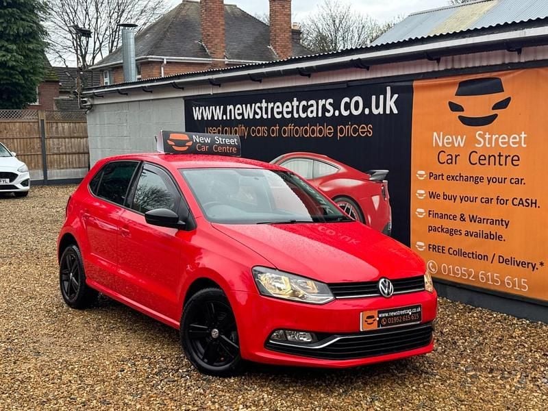Red Used 2017 VW Polo Match Hatchback | £7,984 (Good price) - Image 1/3