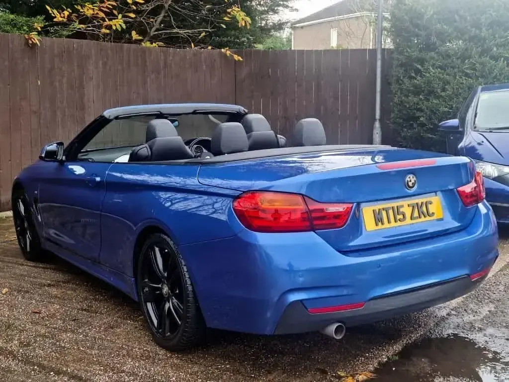 Used BMW 420 Cabriolet M Sport 2015 Blue Cabriolet