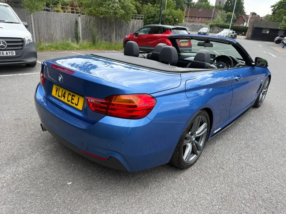 Used BMW 428 M Sport 2014 Blue Cabriolet