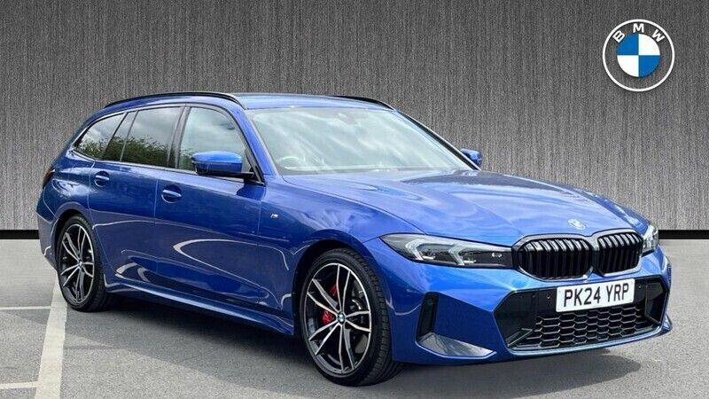 Blue Used 2024 BMW 320 M Sport Estate | £34,799 (Expensive) - Image 1/4