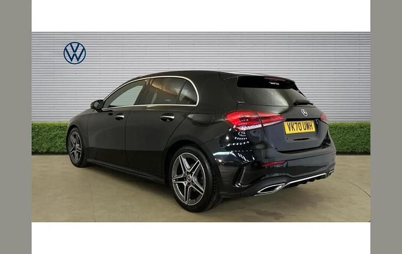Used Mercedes A200 AMG Line Premium 150 HP (110 kW) 2020 Black Hatchback