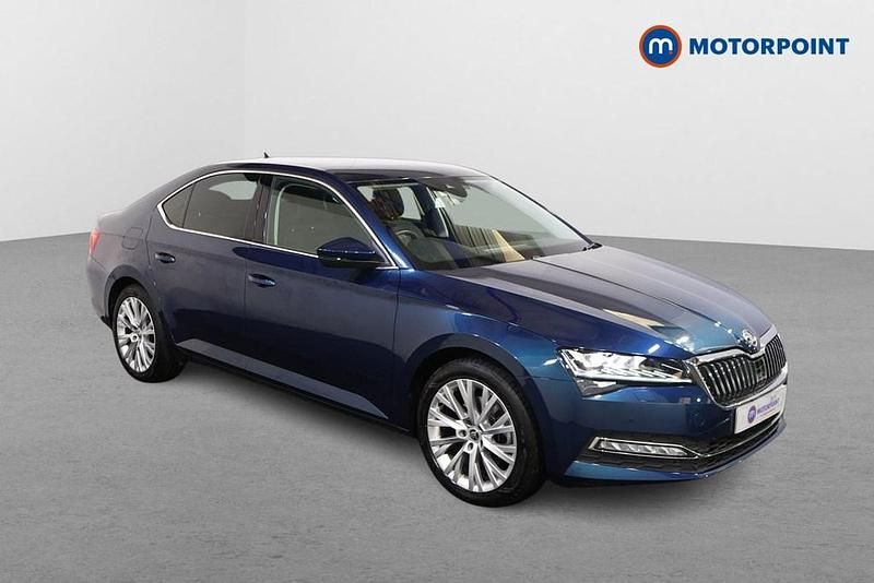Blue Used 2023 Skoda Superb SE L Hatchback | £18,349 (Good price) - Image 1/4