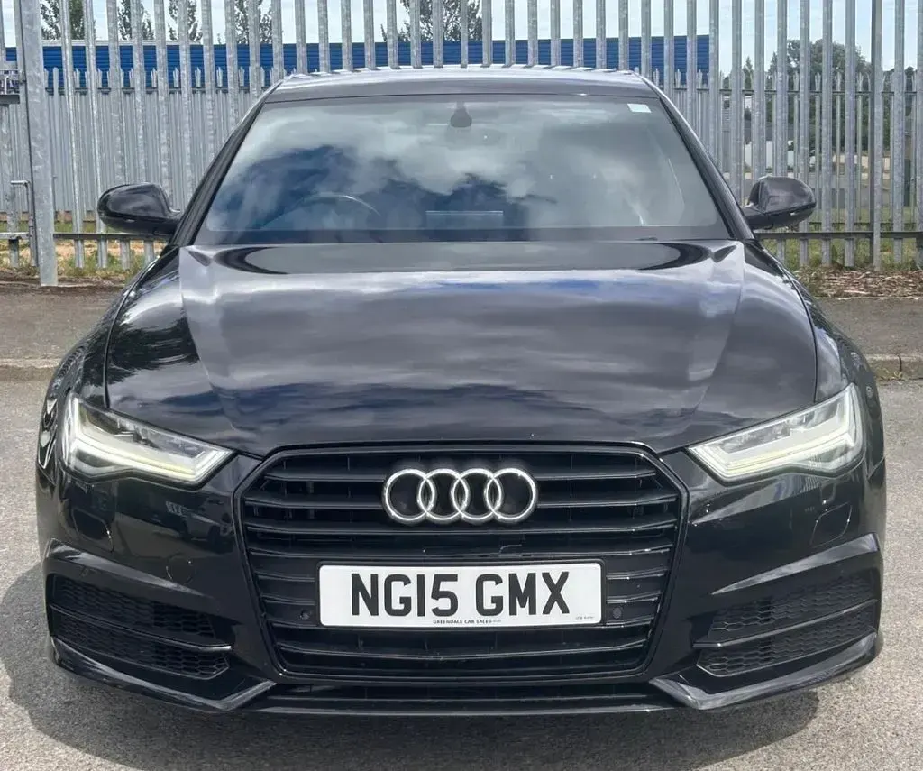 Used Audi A6 Black Edition 190 HP (139 kW) 2015 Black Sedan