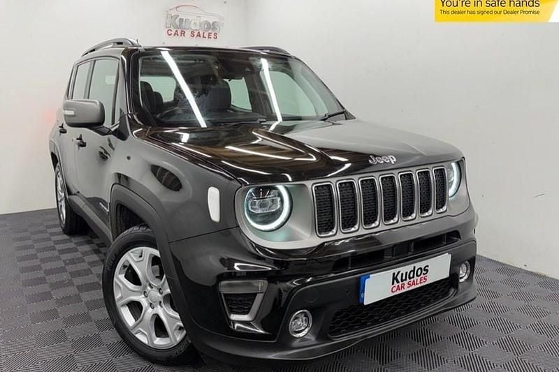 Black Used 2019 Jeep Renegade Limited SUV | £9,390 (Good price) - Image 1/1