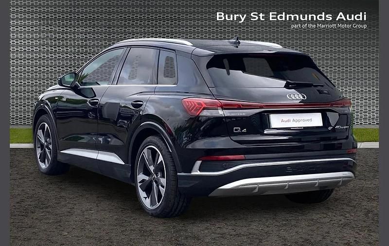 Used Audi Q4 e-tron S-Line 150 kW (204 HP) 2023 Black SUV