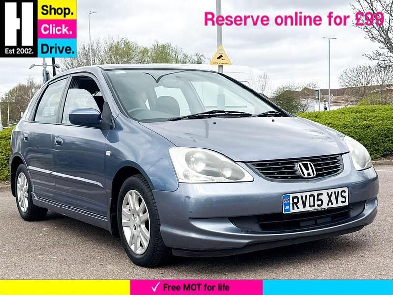 Used Honda Civic SE 110 HP (80 kW) 2005 Blue Hatchback