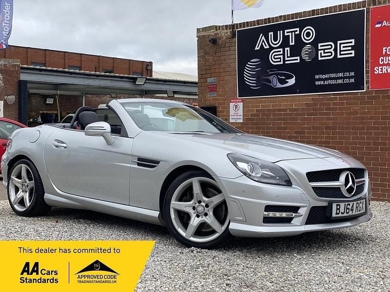 Silver Used 2014 Mercedes SLK200 AMG Cabriolet | £9,990 (Fair price) - Image 1/3