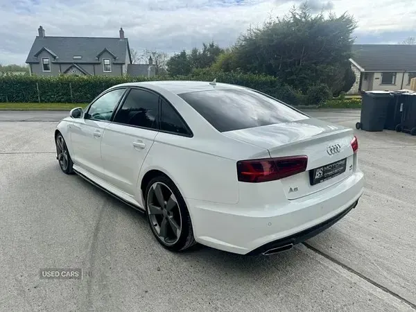 Used Audi A6 Black Edition 190 HP (139 kW) 2016 White Sedan