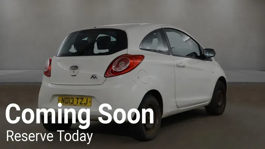 Used Ford Ka 69 HP (50 kW) 2013 White Hatchback