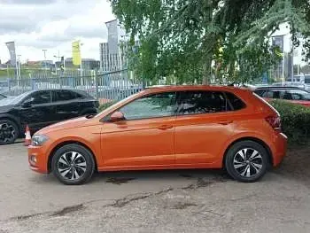 Used VW Polo Match 80 HP (58 kW) 2021 Orange Hatchback