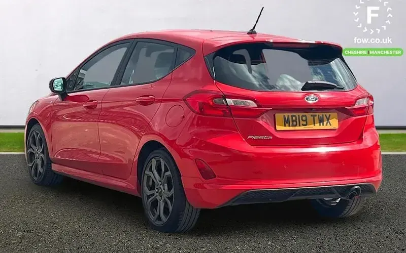 Used Ford Fiesta ST-Line 101 HP (74 kW) 2019 Red Hatchback