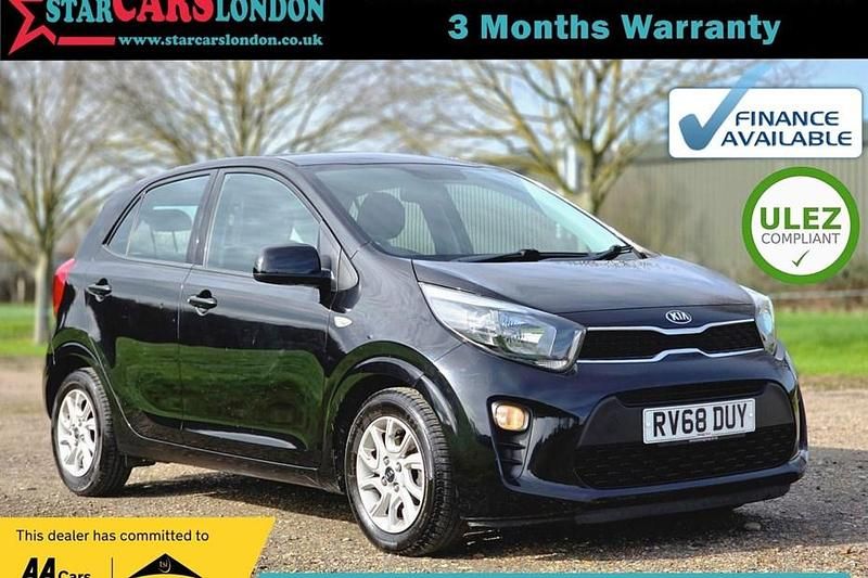 Used Kia Picanto 83 HP (61 kW) 2018 Black Hatchback