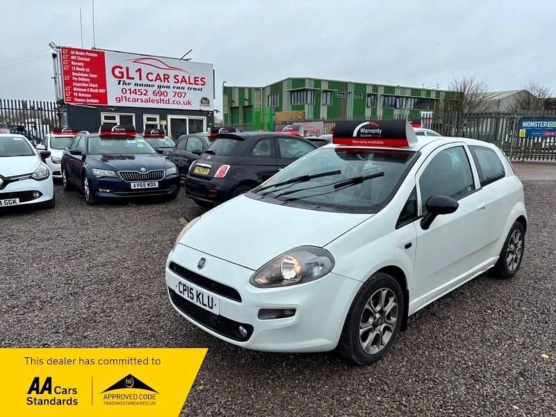 Used Fiat Punto Easy Plus 2015 White Hatchback