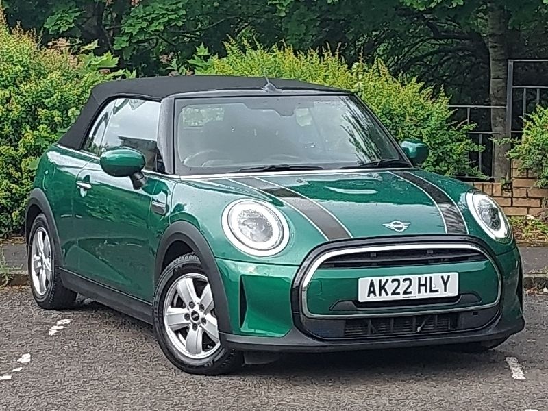 Green Used 2022 Mini Cooper Cabriolet Classic Cabriolet | £15,498 (Fair price) - Image 1/4