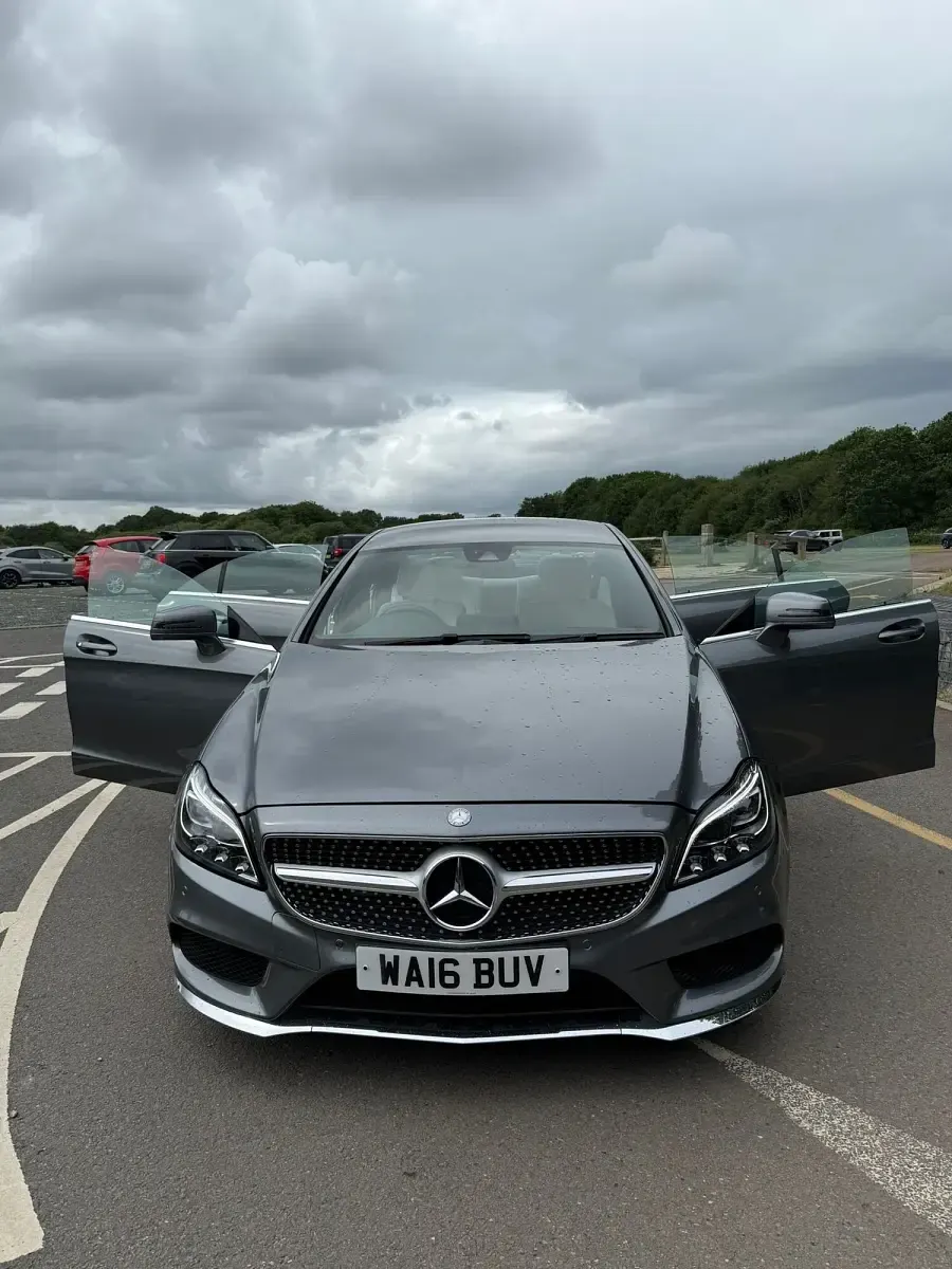 Used Mercedes CLS220 AMG line 174 HP (127 kW) 2016 Grey Coupe