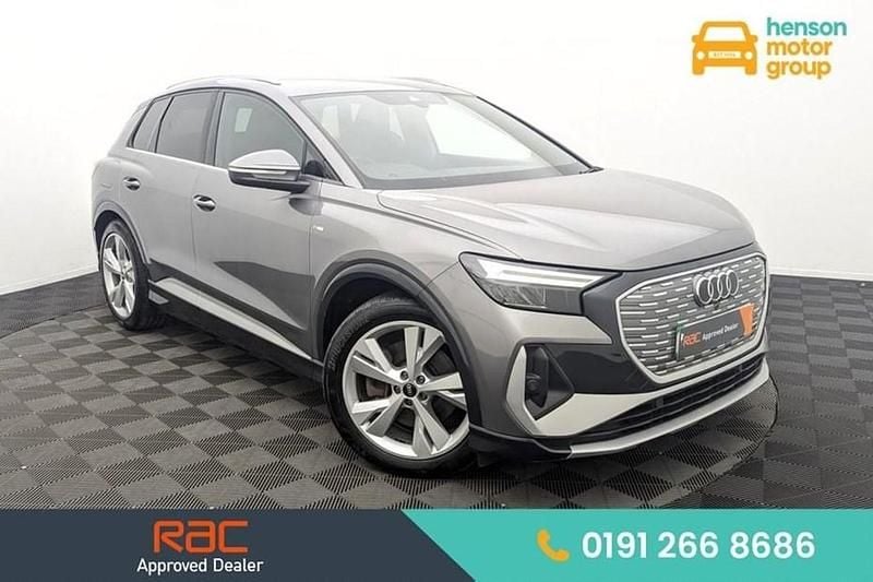 Grey Used 2021 Audi Q4 e-tron S-Line SUV | £18,499 (Fair price) - Image 1/1
