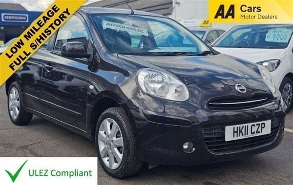 Black Used 2011 Nissan Micra Acenta Hatchback | £5,495 (Fair price) - Image 1/1