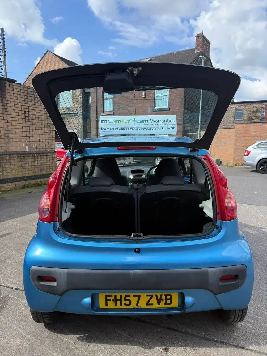 Used Peugeot 107 68 HP (50 kW) 2007 Blue Hatchback