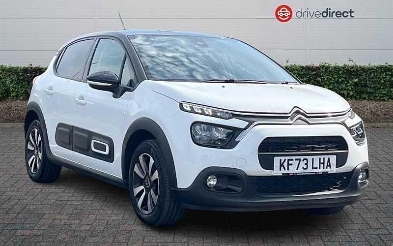 White Used 2024 Citroën C3 PureTech Hatchback | £13,104 (Fair price) - Image 1/4