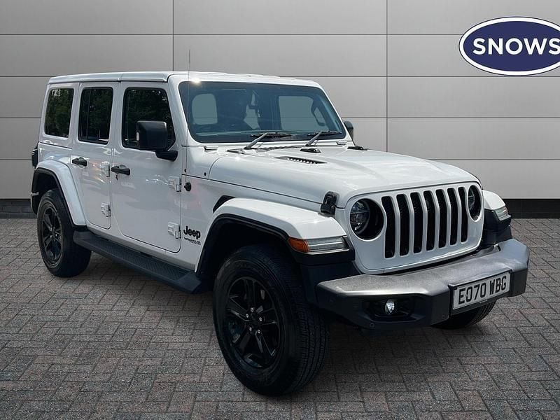 White Used 2021 Jeep Wrangler Night Eagle SUV | £31,159 (Good price) - Image 1/4