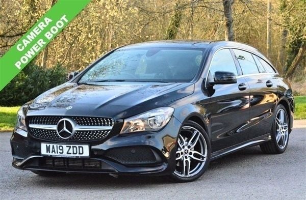 Black Used 2019 Mercedes CLA200 Shooting Brake AMG line Estate | £15,799 (Good price) - Image 1/1