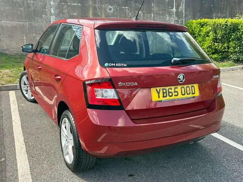 Used Skoda Fabia SE L 2015 Red Hatchback