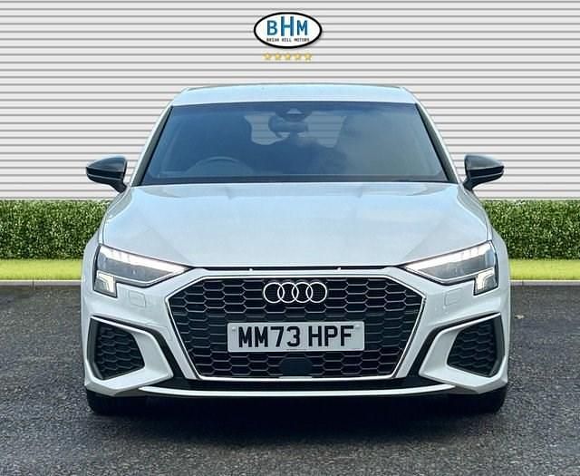 Used Audi A3 Sportback S-Line 110 HP (80 kW) 2023 White Hatchback
