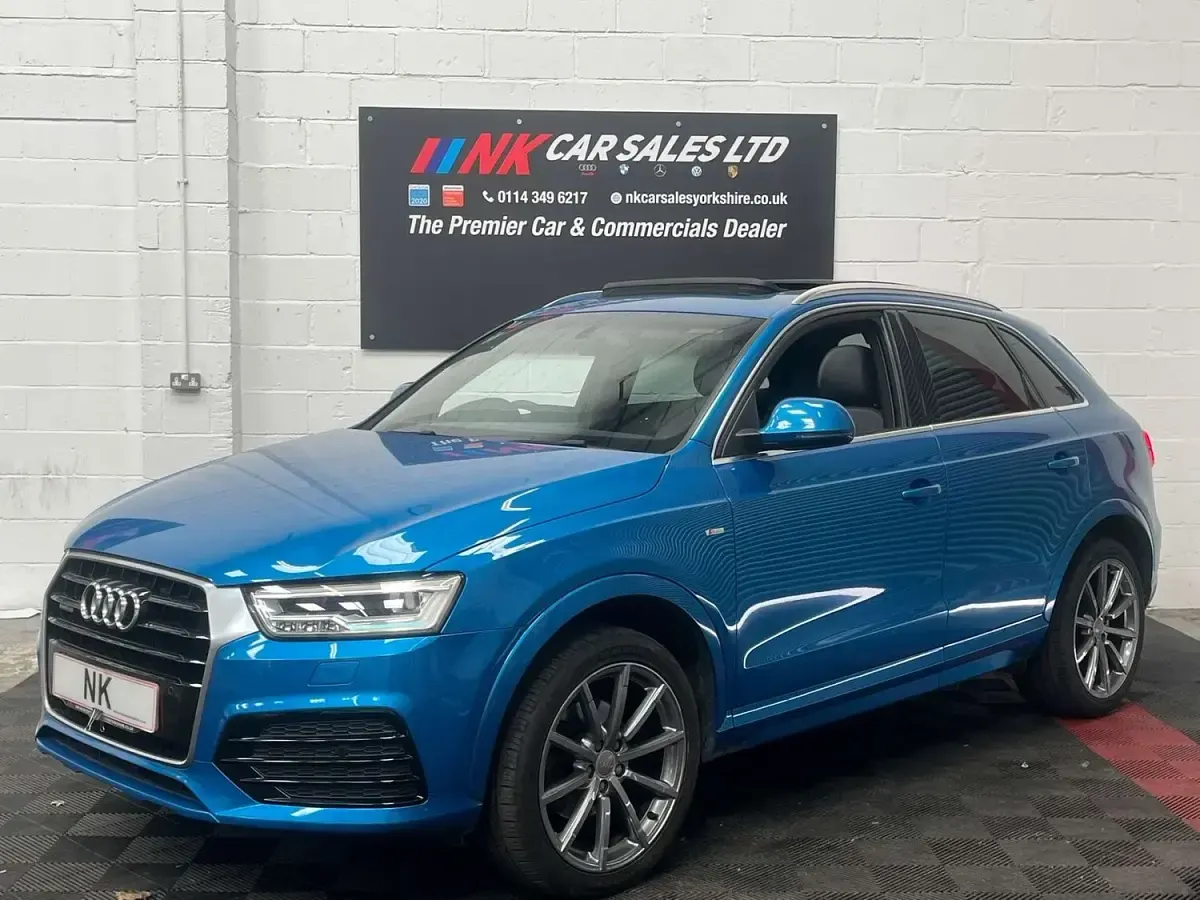 Used Audi Q3 S-line plus 184 HP (135 kW) 2015 Blue SUV